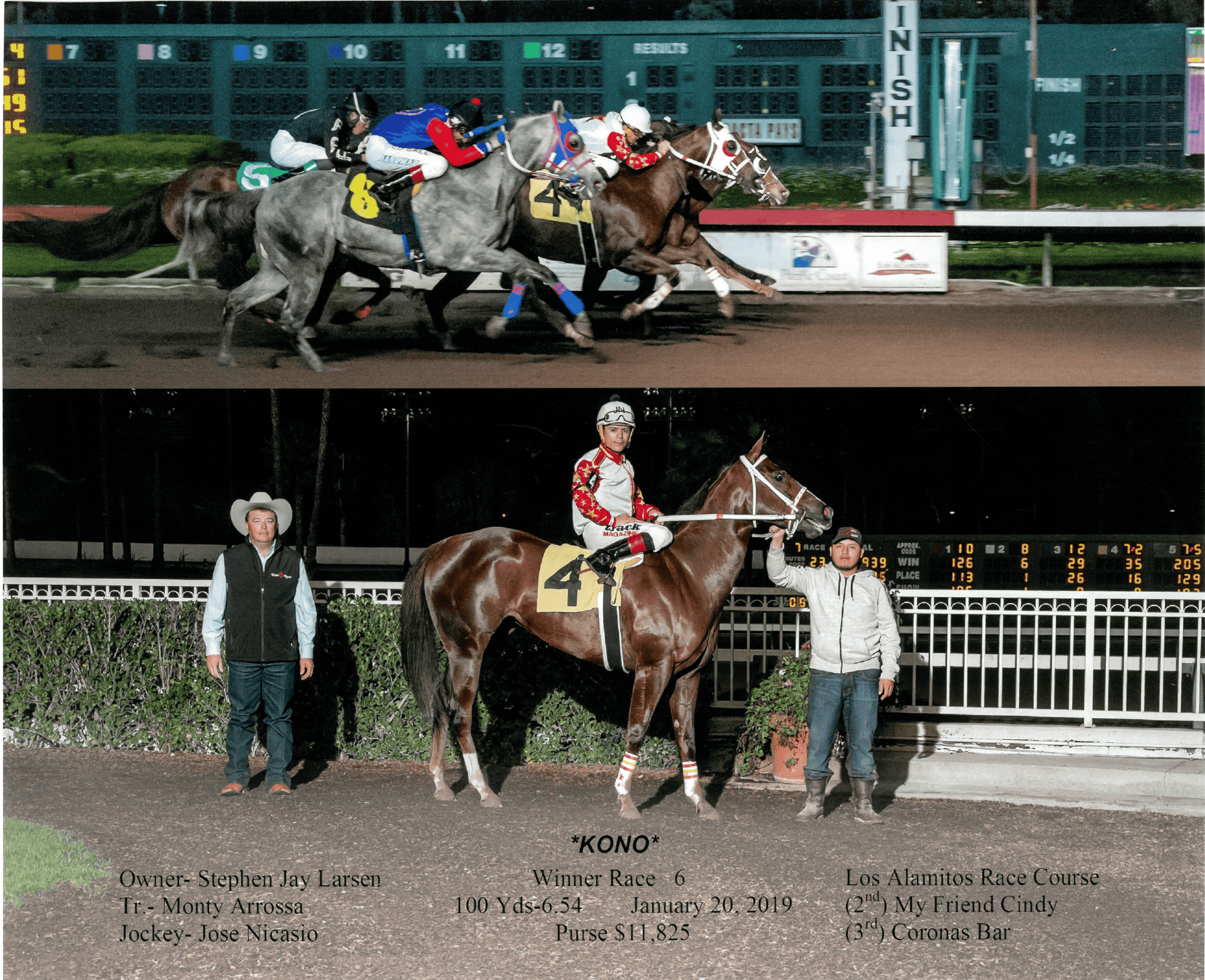 Kono Los Alamitos 2nd Win